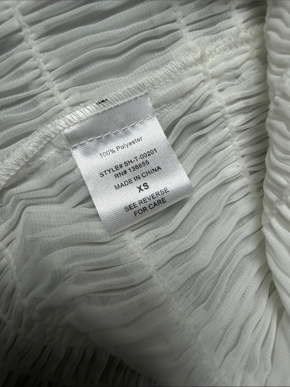 Sarah hann white top Size XS - Picture 8 of 12